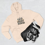 God Money Power Hoodie — Graphic Faith & Hustle Pullover