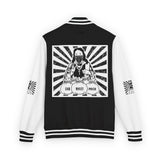 Letterman Jacket — 'God Money Power' Vintage Graphic Varsity Jacket
