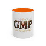 GMP 'God Money Power' Accent Coffee Mug — 11/15 oz Inspirational Ceramic