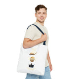 Inspirational 'God, Money, Power' Graphic Tote Bag