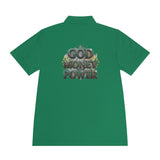 God Money Power Polo Shirt — Men's Motivational Sport Polo