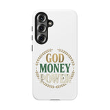Phone Case — "God Money Power" Inspirational Religious Design