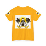 Beach Vibes Tee — Palm Trees & Sunset Graphic T-Shirt