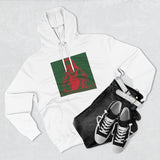 Hoodie — Red & Green Saint Graphic Pullover