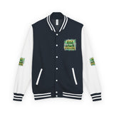 Letterman Jacket — "God Money Power" Varsity Bomber
