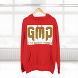 GMP Hoodie — "God Money Power" Bold Gold Graphic Fleece Pullover
