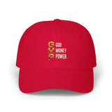 Dad Cap — Gold Leopard "GWP: Good Weekend Planner" Embroidered Baseball Hat