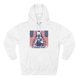 Patriotic 'God Money Power' Hoodie — Americana Flag Graphic Fleece Hoodie