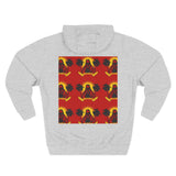 Reggae Sunset Hoodie — Palm Tree Rasta Graphic Fleece