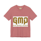 GMP "God Money Power" Graphic Tee — Inspirational Faith & Prosperity Shirt