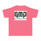 Youth Tee — "GMP (God Money Power)" Graphic Logo Kids Shirt