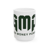 GMP Ceramic Mug — "Good Money Power" Bold Logo Coffee Cup (11oz & 15oz)