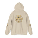 God Money Power Hoodie – Gold Globe Graphic Religious Streetwear