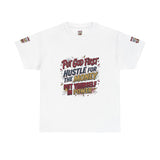 Inspirational Graphic Tee — "Put God First, Hustle for the Money, Put Yourself in Power"