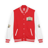 Letterman Jacket — 'God Money Power' Retro Varsity Jacket