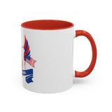 God Money Power Accent Coffee Mug — Patriotic Jesus Design (11/15oz)