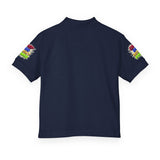 Youth Polo Shirt — Colorful "Camp Gov Summer Power" Logo Tee