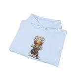 God Money Power Hoodie — Graphic Religious Statement Sweatshirt