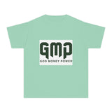 Youth Tee — "GMP (God Money Power)" Graphic Logo Kids Shirt