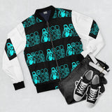 God Money Power Bomber Jacket — Retro Neon Graphic Men’s Bomber