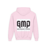 GMP 'God Money Power' Youth Hoodie — Bold Graphic Religious Streetwear