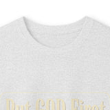 Inspirational Faith Hustle Long Sleeve Tee — “Put GOD First, Hustle For The MONEY, Put Yourself In POWER”