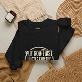 Crewneck Sweatshirt — Put Out Fires, Invest In Money Gold Logo