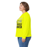 Long Sleeve Tee — "Put God First, Hustle for the Money, Put Yourself in Power" Inspirational Faith & Hustle Top