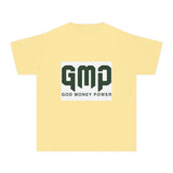 Youth Tee — "GMP (God Money Power)" Graphic Logo Kids Shirt