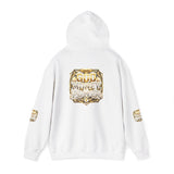 Hoodie — "God Money Power" Gold Emblem Pullover