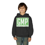 GMP Youth Hoodie — 'God Money Power' Green Logo Pullover