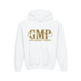 GMP 'God Money Power' Youth Hoodie — Gold Faith & Wealth Logo