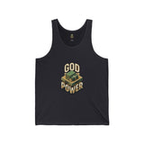 God Power Tank Top — Faith-Inspired Graphic Jersey Tank