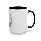 God Money Power Accent Coffee Mug — Inspirational Faith & Success Ceramic Mug (11/15oz)