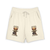 God Money Power Fleece Sweat Shorts — Graphic Casual Lounge Shorts