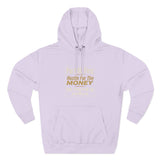 Hoodie — “Put GOD First, Hustle For The MONEY” Motivational Religious Graphic Hoodie