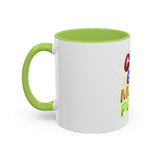 GMP God Money Power Accent Coffee Mug — Colorful Motivational Tea Cup (11/15 oz)