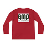Youth Long Sleeve Tee — GMP "God Money Power" Logo