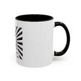 Coffee Mug — 'God Money Power' Bandana Jesus Black Accent Mug (11/15oz)