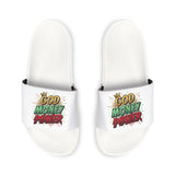 Slides - 'God Money Power' Graphic Men's Slide Sandals