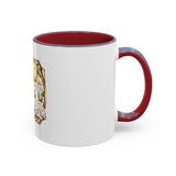 Coffee Mug — "God Money Power" Gold Emblem Accent Mug