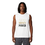 God Money Power - Muscle Tank — Inspirational Faith & Wealth Graphic Tank