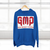 GMP 'God Money Power' Hoodie – Bold Red Logo Fleece Pullover