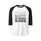 Unisex Three-Quarter Sleeve Raglan Shirt