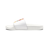 Slide Sandals — Bold 'GMP GOD? MONEY? POWER?' Graphic Strap