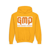 Youth Hoodie — GMP (God Money Power) Bold Orange Logo