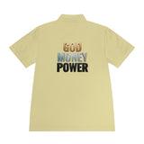 God Money Power Polo — Men's Athletic Golf/Casual Shirt
