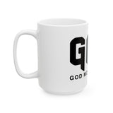 GMP Ceramic Mug – God Money Power Motivational Coffee Cup (11oz/15oz)
