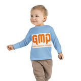 Toddler Long Sleeve Tee — GMP "God Money Power" Orange Graphic