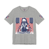 God Money Power Tee — Patriotic Bandana Saint Graphic T-Shirt